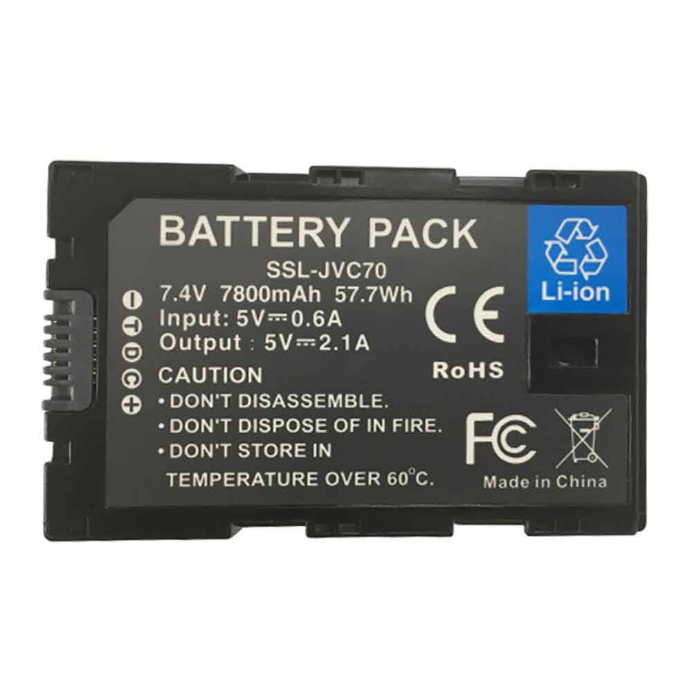 7.4V 7800mAh SSL-JVC70 Camera Battery for JVC HM600EC HM650EC HMQ10 GY-HM200 JV-HM360 SSL180 GY-LS300