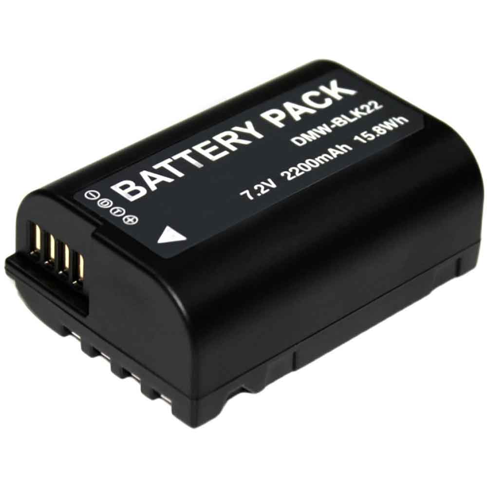 7.2V 2200mAh DMW-BLK22 Camera Battery for Panasonic Lumix DC-S5 DC-S5K G9 GH5S