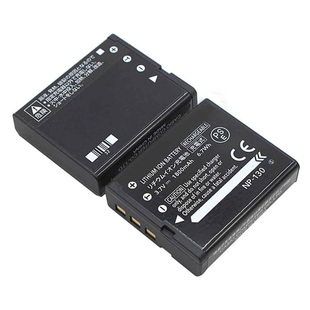 3.7V 1800mAh NP-130 Camera Battery for Casio Exilim EX-ZR200 EX-H30