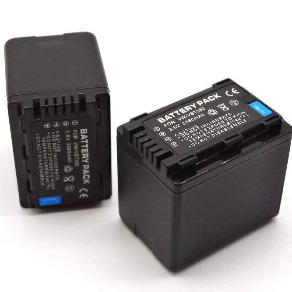 3.6V 3880mAh VW-VBT380 Camera Battery for Panasonic HC-250EB HC-550EB HC-727EB