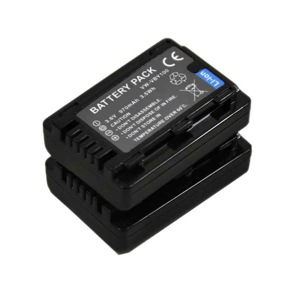 3.6V 970mAh VW-VBY100 Camera Battery for Panasonic HC-V110 HC-V110GK HC-V110K