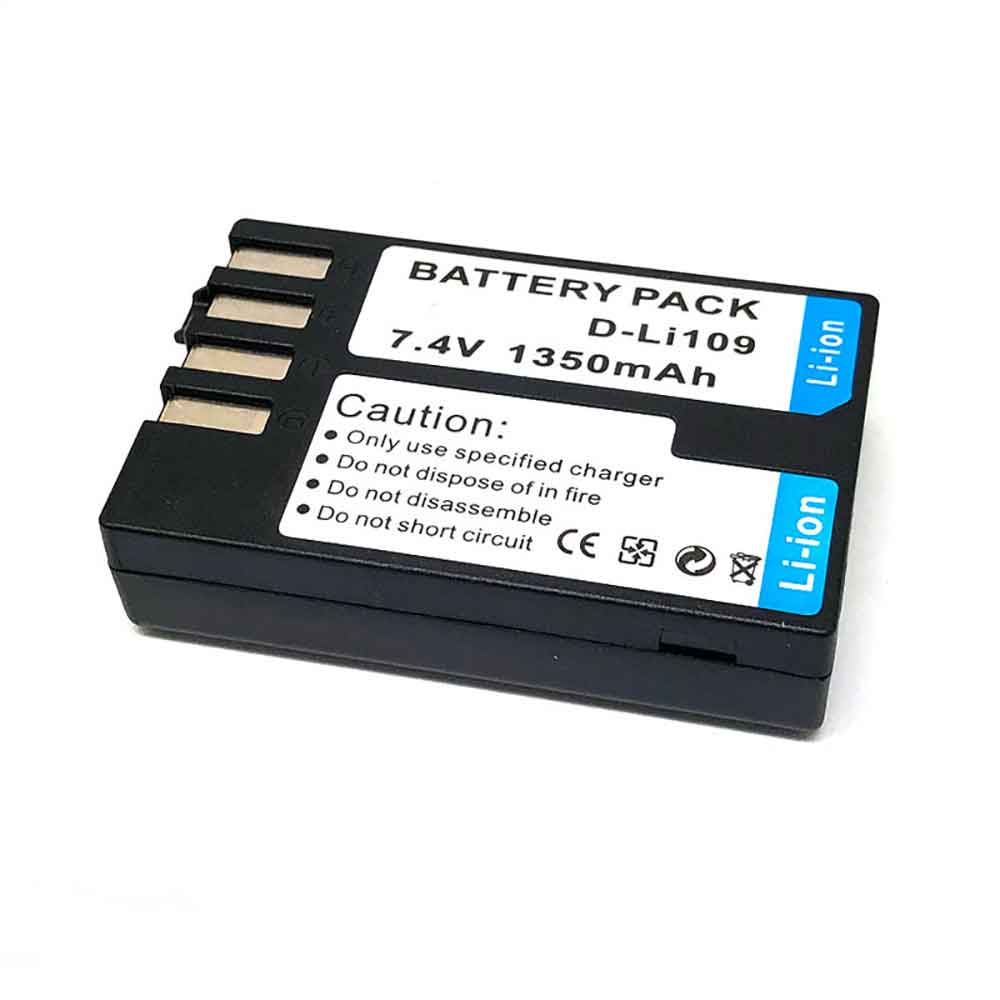 7.4V 1350mAh D-Li109 Camera Battery for Pentax KR K2 K30 K50 K500 K-50 K-70 K-P K-S2 S1