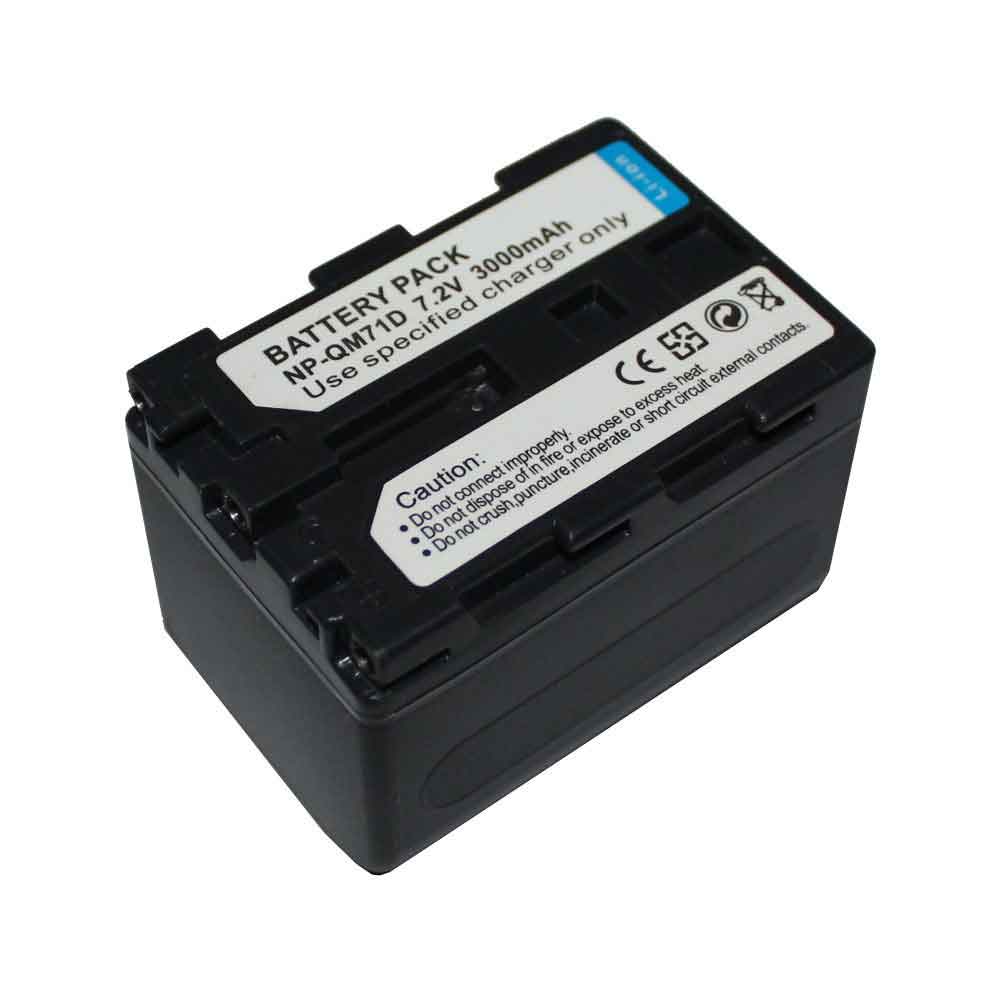 7.2V 3000mAh NP-QM71D Camera Battery for Sony DCR-TRV330 DCR-TRV460 DCR-DVD200E