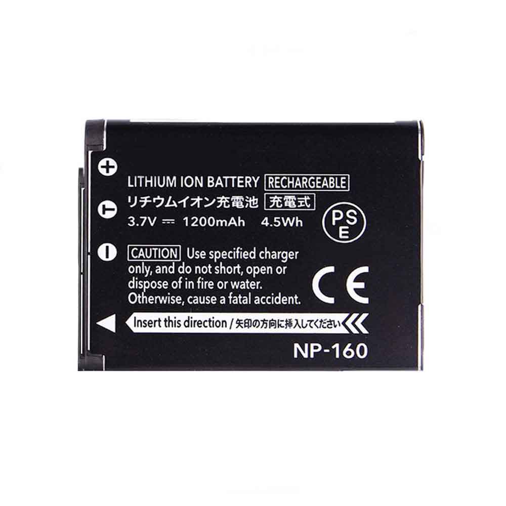 3.7V 1200mAh NP-160 Camera Battery for Casio EX-Z2000 EX-Z2200 EX-Z200 ZR10 ZR15