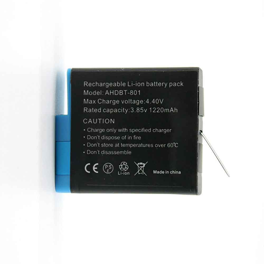 3.85V 1220mAh AHDBT-801 Camera Battery for GoPro Hero 8 7 6 5