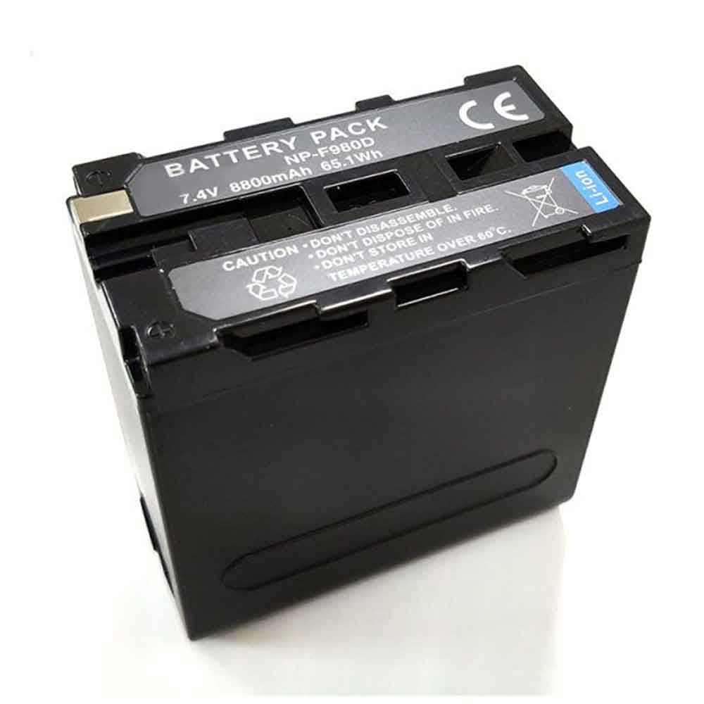 7.4V 8800mAh NP-F980D Camera Battery for Sony HVR-Z1C HDR-FX1E FX7E FX1000E Q002-HDR1