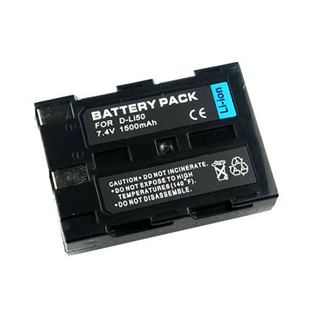7.4V 1500mAh D-LI50 Camera Battery for Pentax K10D Gran Prix