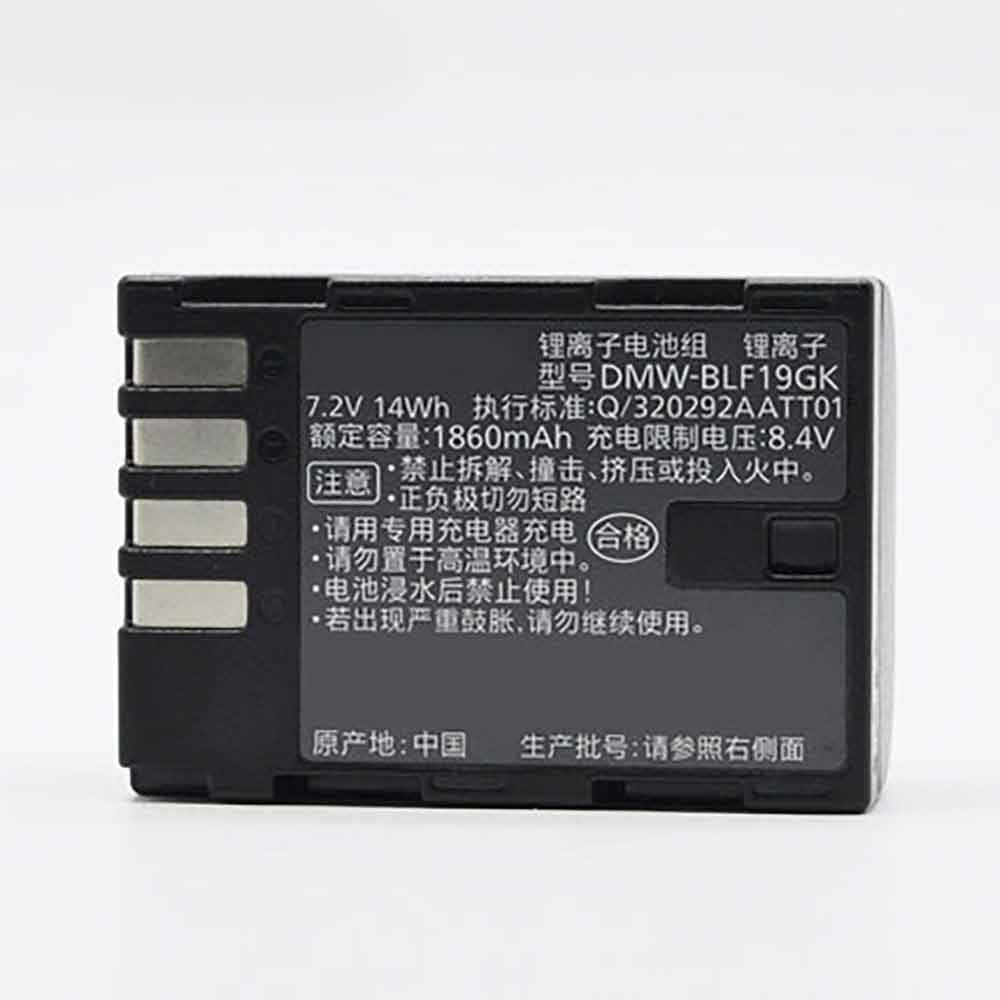 7.4V 1860mAh DMW-BLF19GK Camera Battery for Panasonic GH3 GH4 GH5