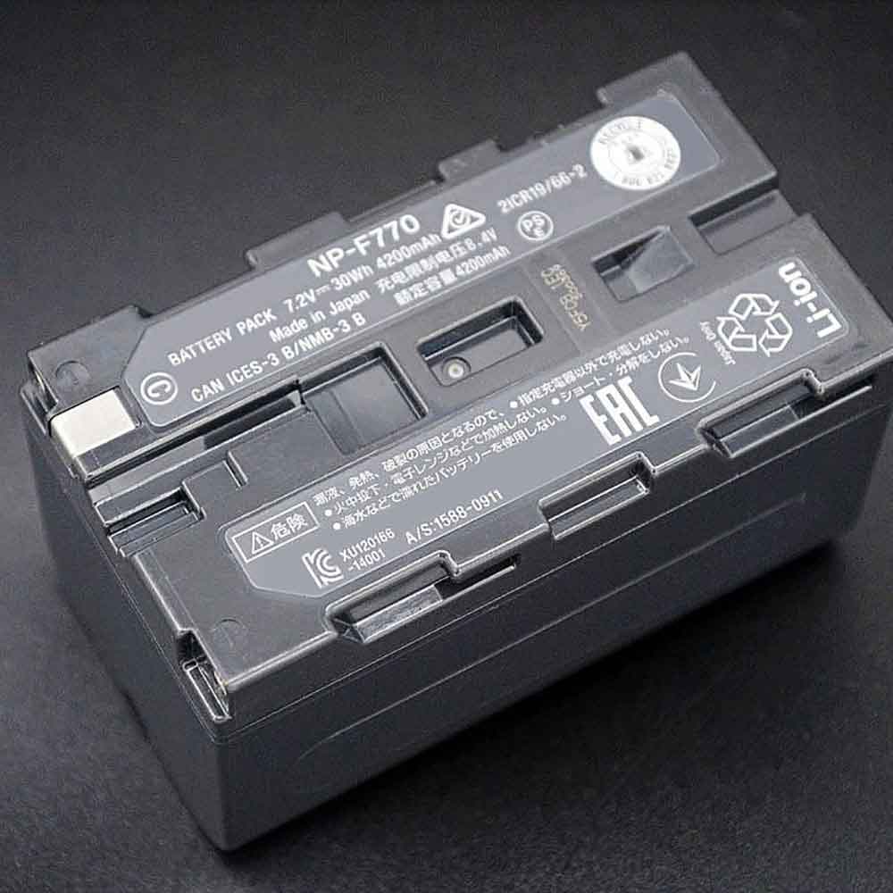 7.2V 4200mAh NP-F770 Camera Battery for Sony DCR-TRV1 V3 V200 V300 V3000 V500
