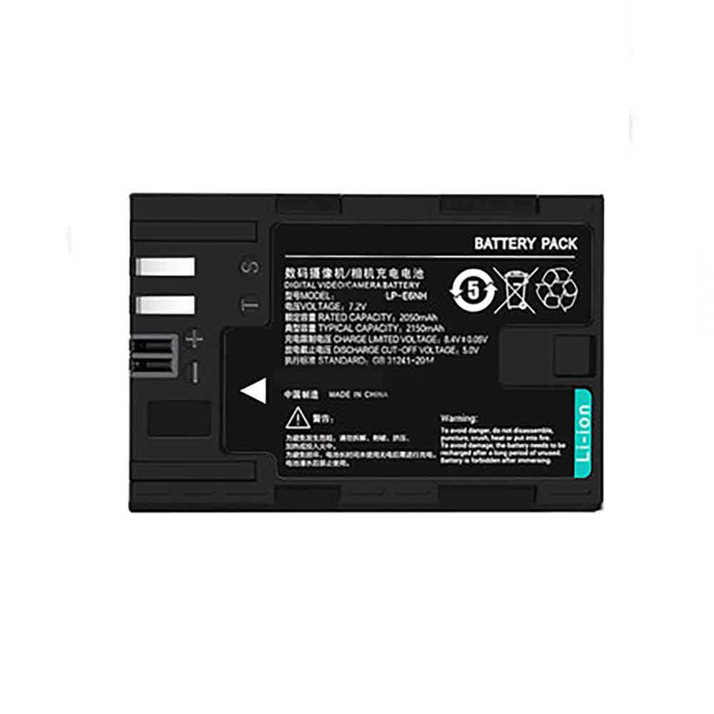 7.2V 2150mAh LP-E6NH Camera Battery for Canon EOS R R5 R6 Ra