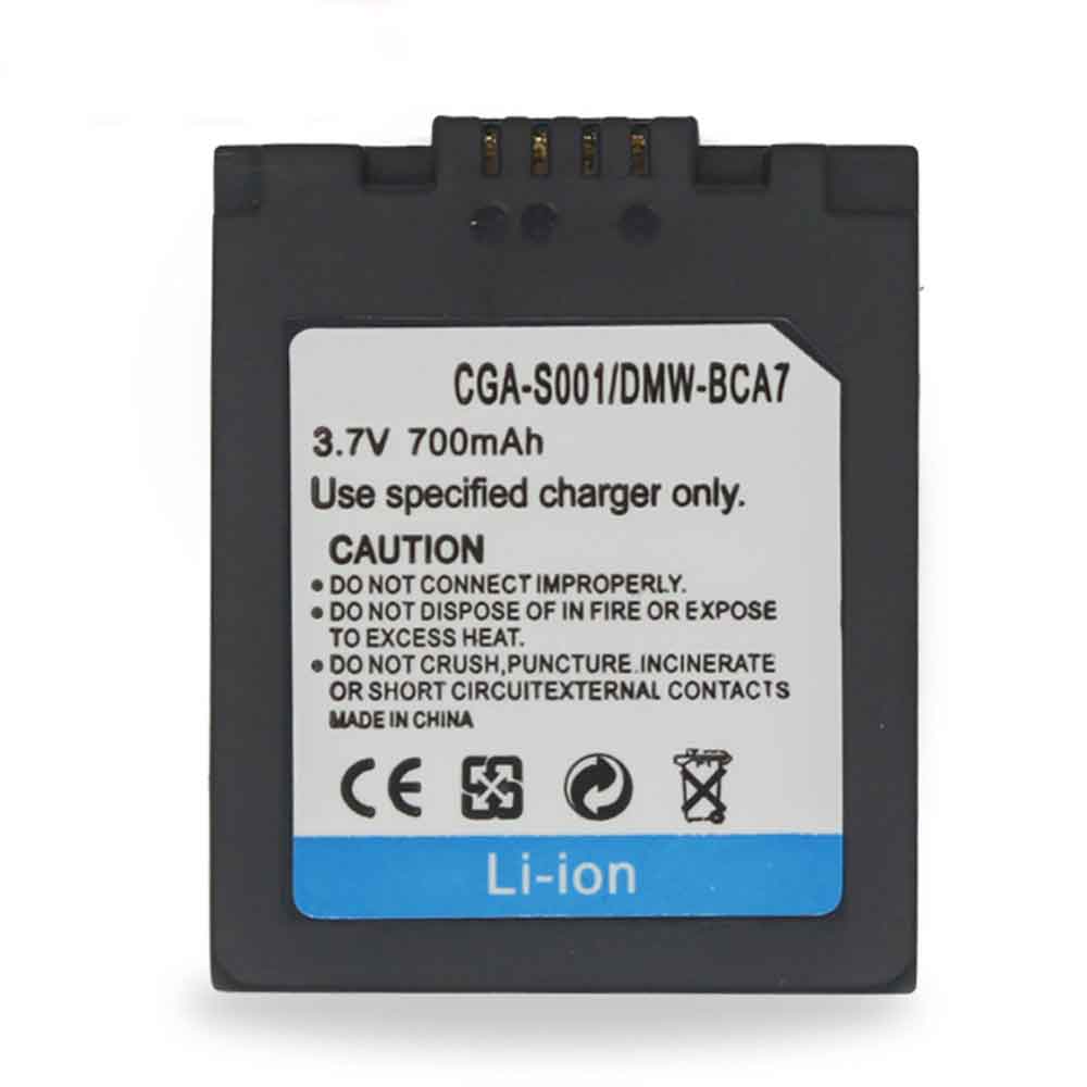 3.7V 700mAh CGA-S001 Camera Battery for Panasonic DMC-F1 DMC-FX1 DMC-FX5