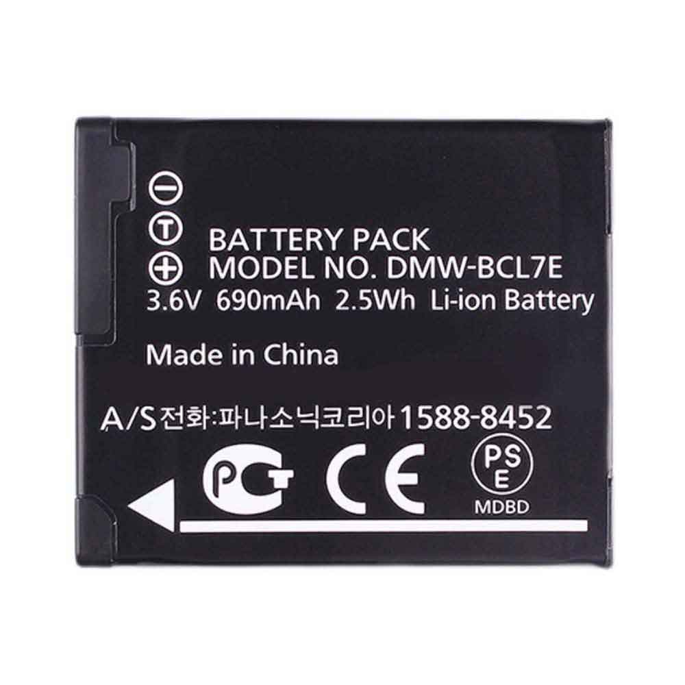 3.6V 690mAh DMW-BCL7E Camera Battery for Panasonic Lumix DMC-F5