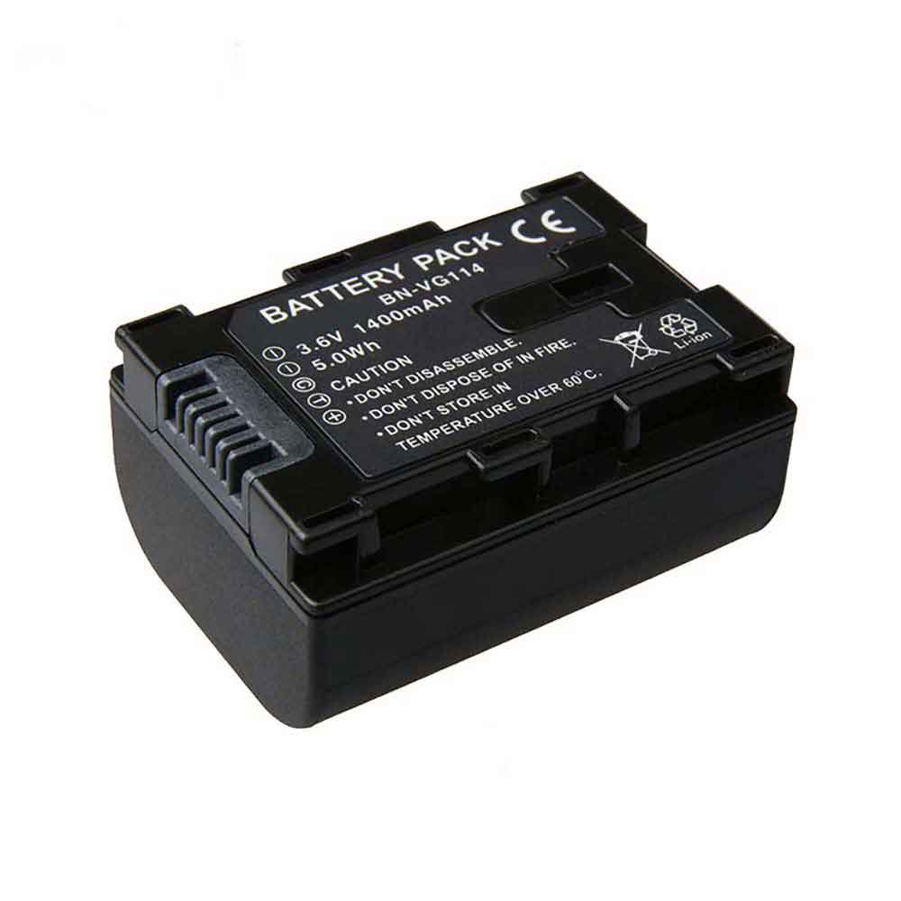 3.6V 1400mAh BN-VG114 Camera Battery for JVC GZ-HM30 GZ-HM30AUS GZ-HM30BEK