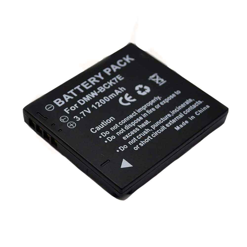 3.7V 1200mAh DMW-BCK7E Camera Battery for Panasonic Lumix DMC-FH2