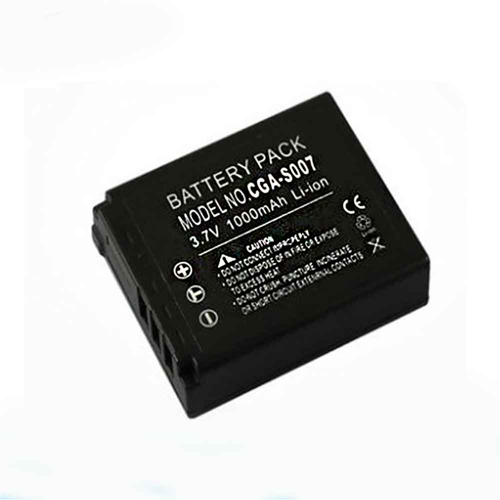 3.7V 1000mAh CGA-S007 Camera Battery for Panasonic Lumix DMC-TZ1-A DMC-TZ1-K DMC-TZ1-S