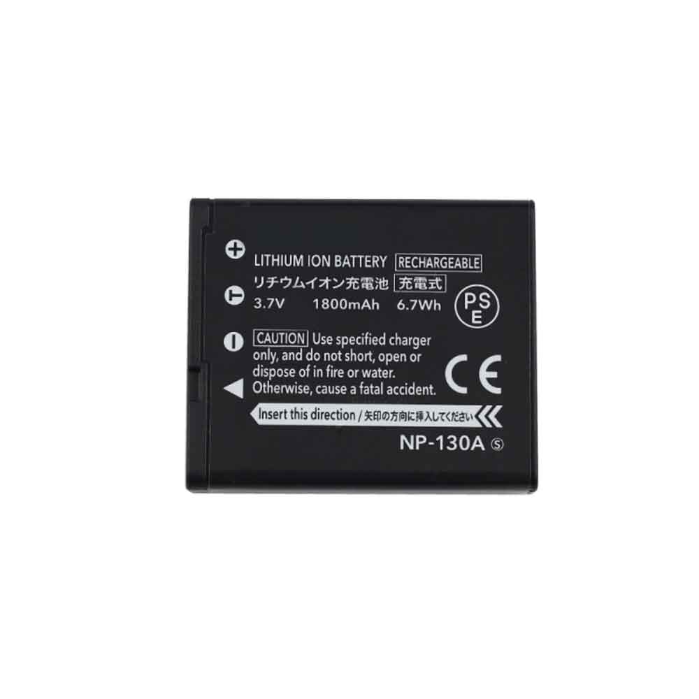 3.7V 1800mAh NP-130A Camera Battery for Casio Exilim EX-10 EX-100 EX-H30 EX-ZR100