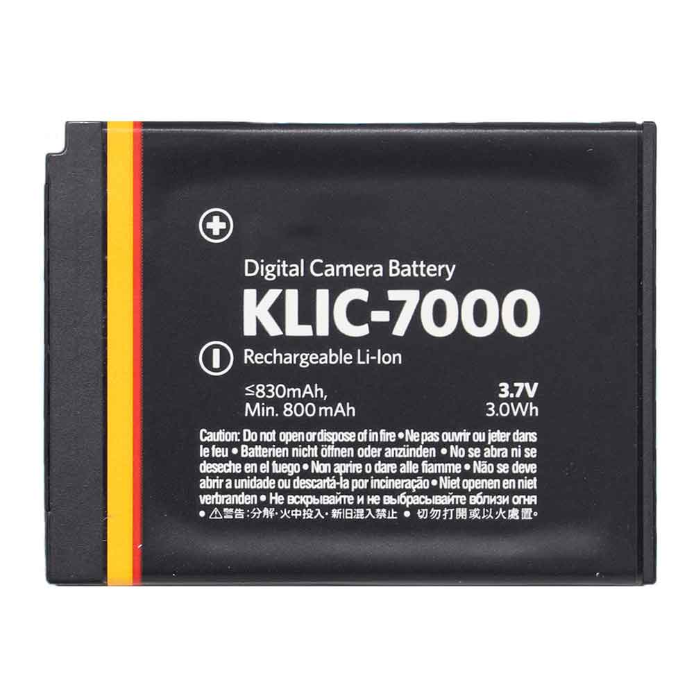 3.7V 800mAh KLIC-7000 Camera Battery for Kodak Easyshare LS753 LS755 LS4330 M590