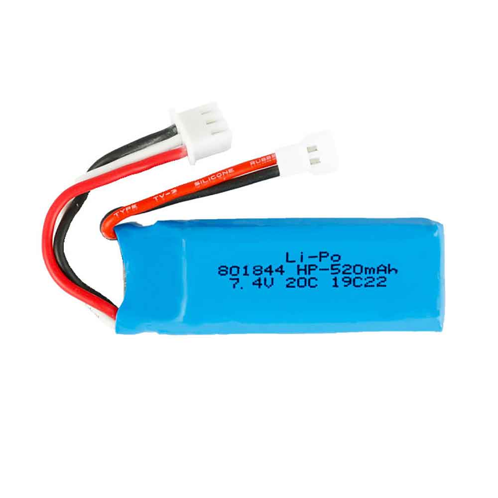 7.4V 520mAh 801844 Toys Battery for Weili XKA600 Remote-Controlled Aircraft Remote-Controlled Car