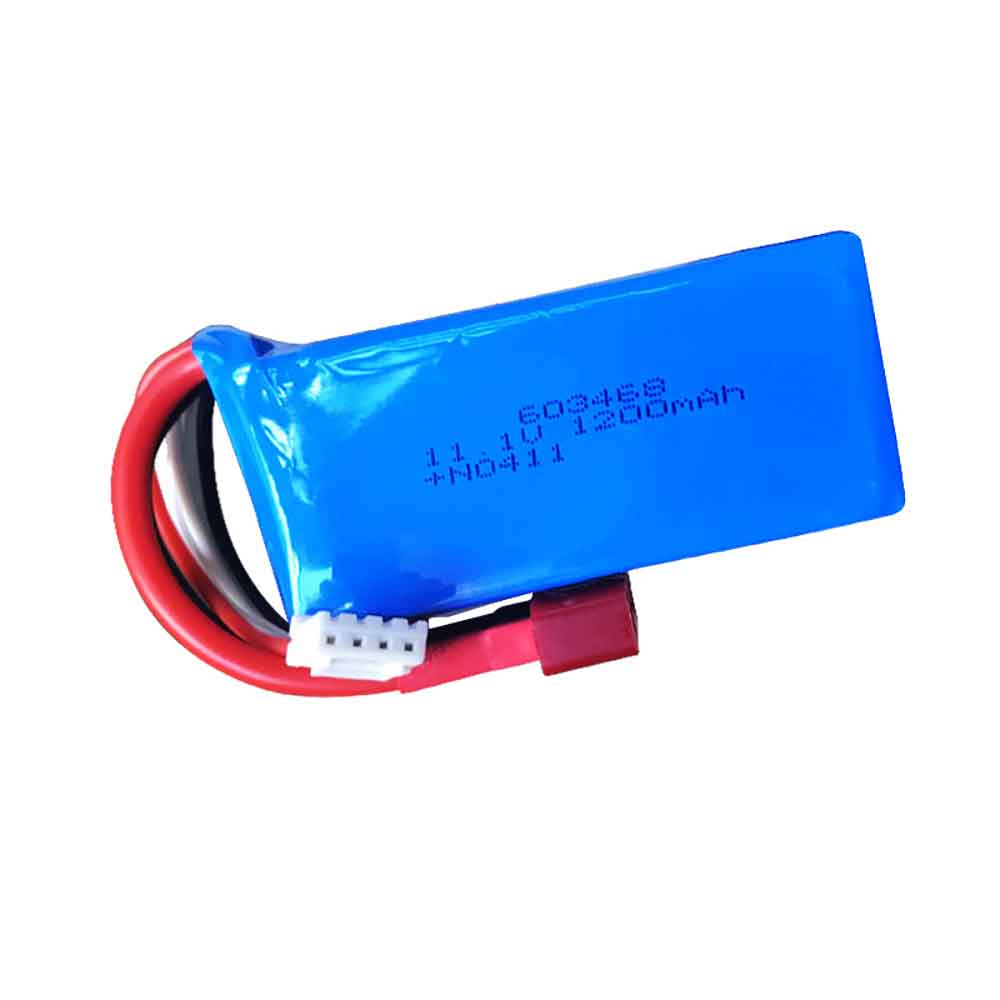 11.1V 1200mAh 603468 Toys Battery for Weili WL915 Wireless Remote Control Ship 3S