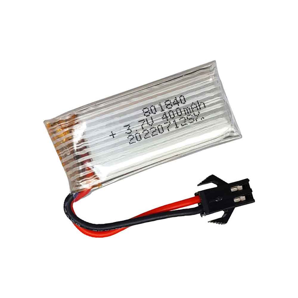 3.7V 400mAh 801840 Toys Battery for Youjia Children's Toys Remote-Controlled Airplanes