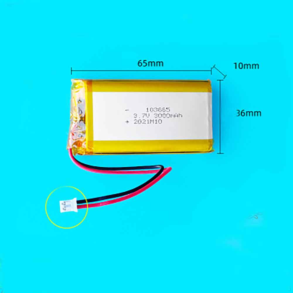 3.7V 3000mAh 103665 Electronic Batteries for Alilo G63/I6 Early Education Story Machine