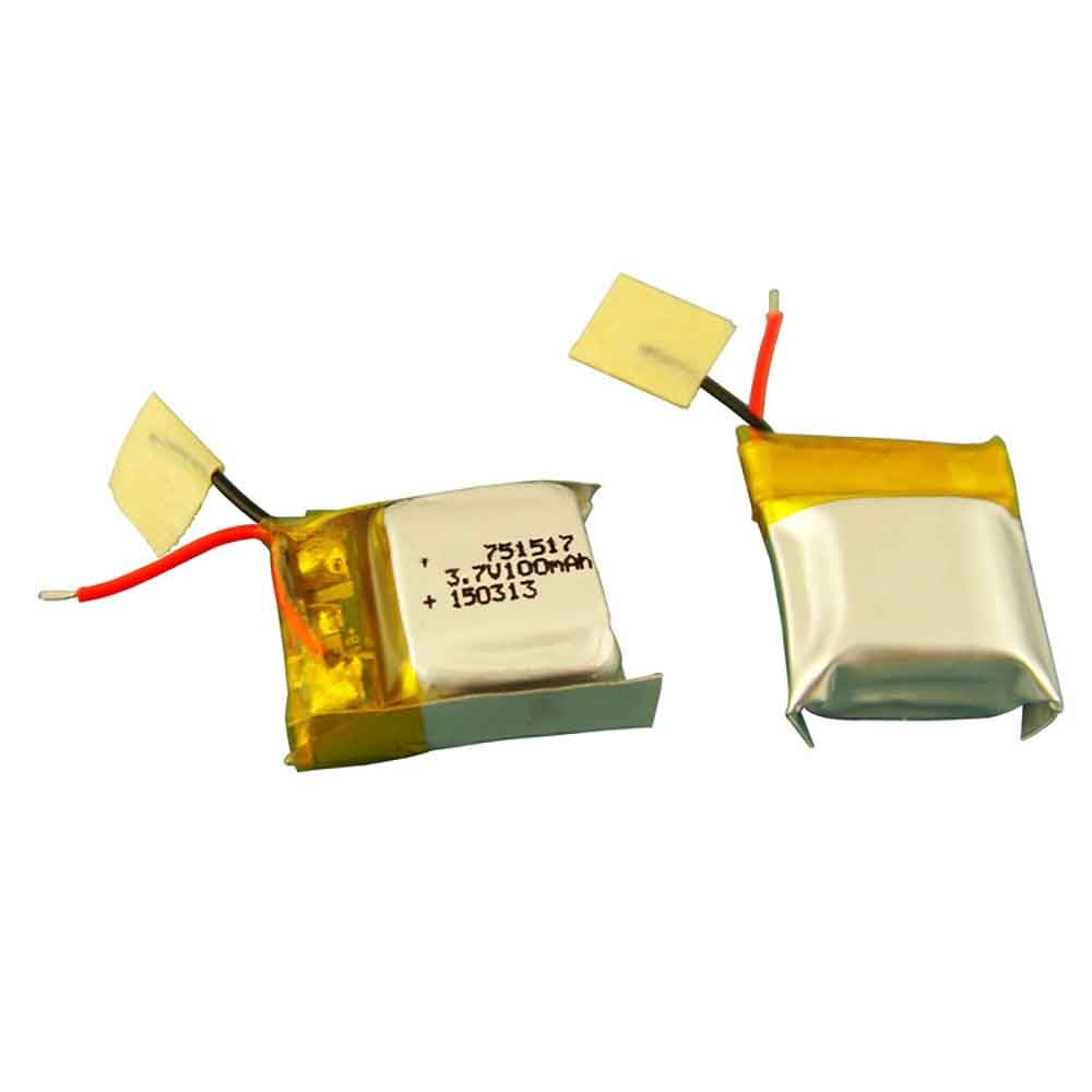 3.7V 100mAh 751517 Toys Battery for Hongjie Remote Control Car Stunt Car High Speed Climbing Car DIY Robot Model