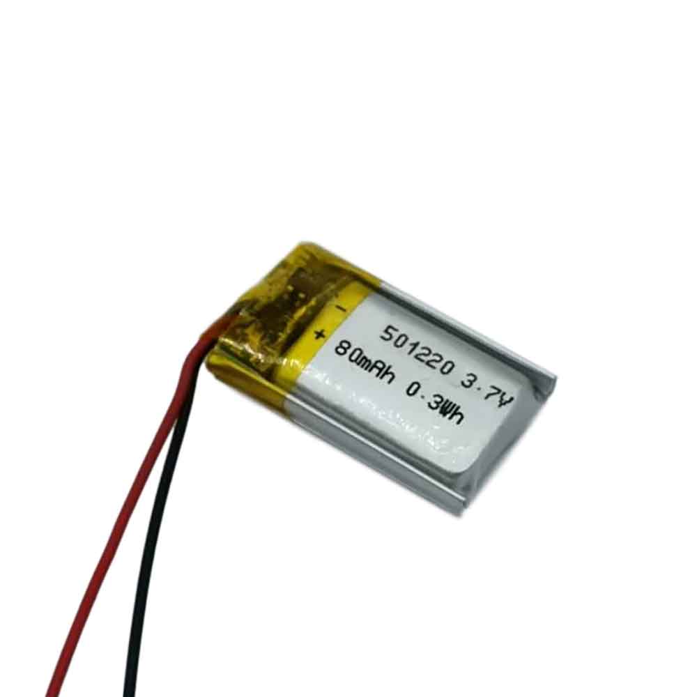 3.7V 80mAh 501220 Electronic Batteries for Flny Game Console Learning Machine Bluetooth Headset