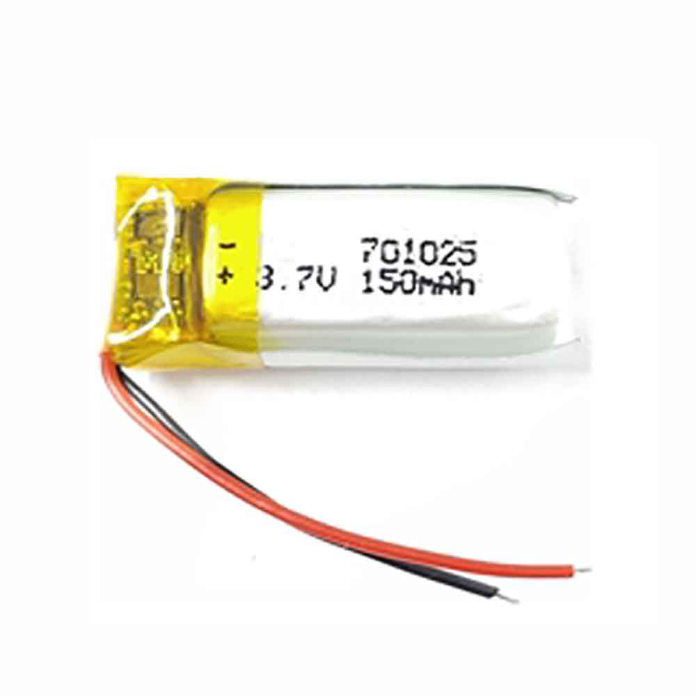 3.7V 150mAh 701025 Electronic Batteries for Yuexuan Selfie Stick Bracelet Toy LED Light