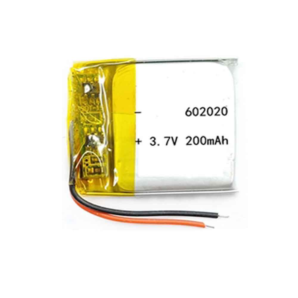 3.7V 200mAh 602020 Headphones Battery for Yuhuida Bluetooth Headset