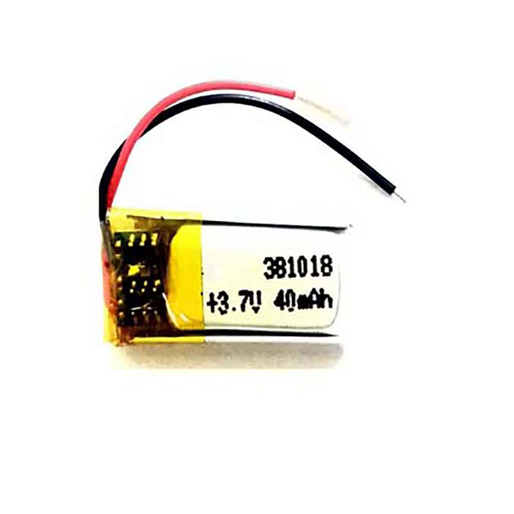 3.7V 40mAh 381018 Smart Watch Battery for Fengmao Smart Wristband