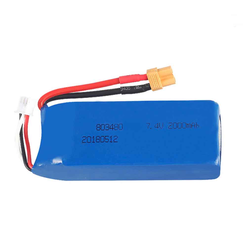 7.4V 2000mAh 803480 Drone Battery for Heliway Model 908 908A Quadcopter