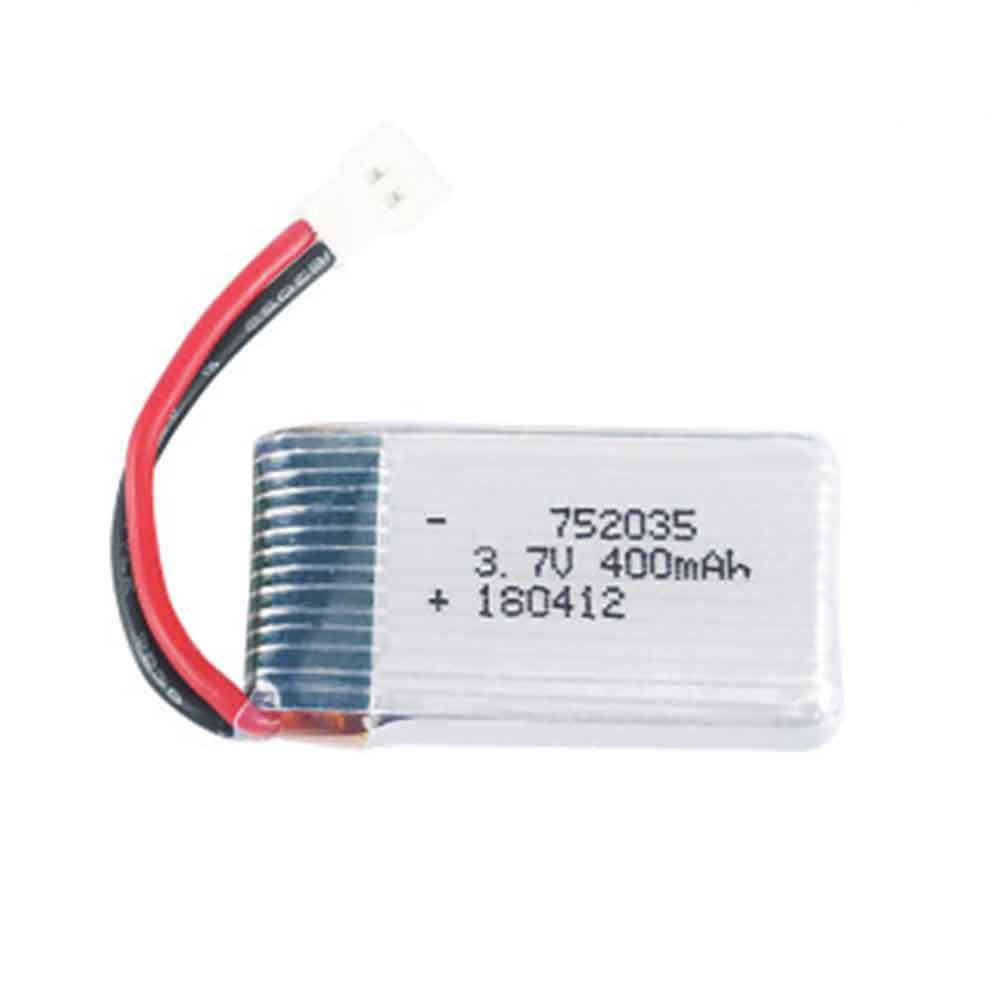 3.7V 400mAh 752035 Drone Battery for Chenghai Quadcopter Drone