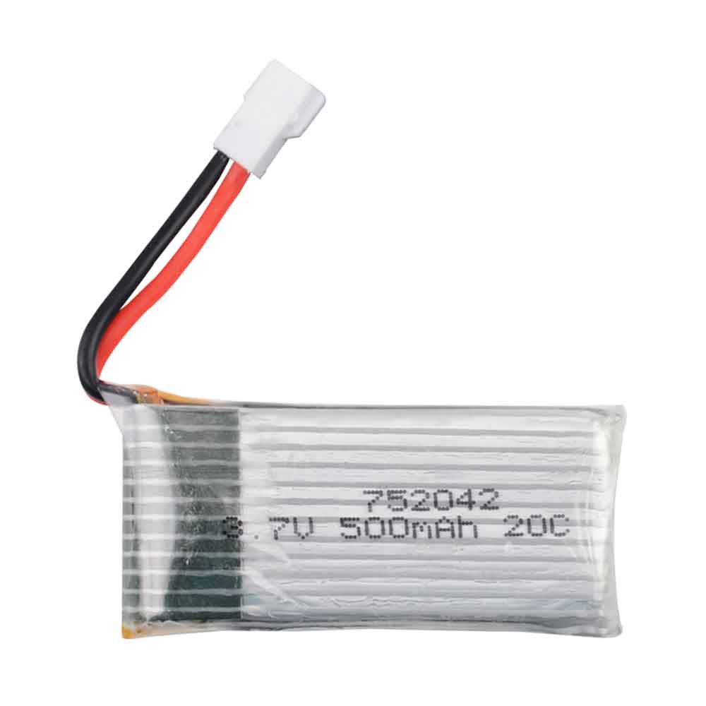 3.7V 500mAh 752042 Toys Battery for Hongjie Drone