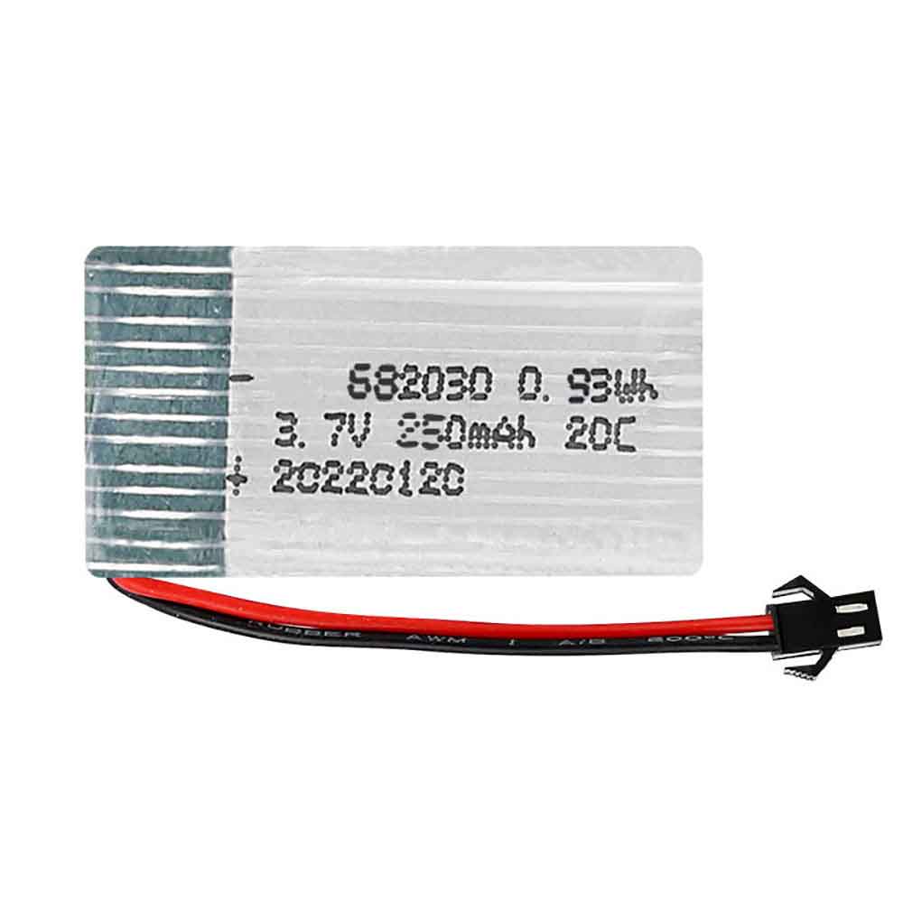 3.7V 250mAh 682030 Drone Battery for Udirc U830 Drone