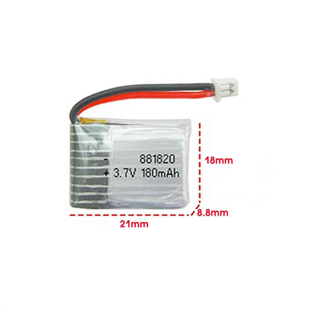 3.7V 180mAh 881820 Drone Battery for Dandinghe Small Drone