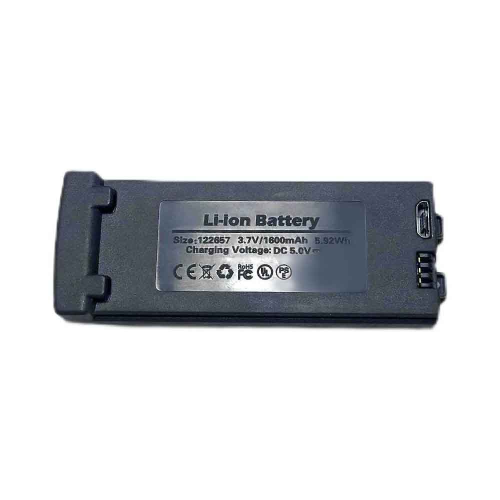3.7V 1600mAh 122657 Drone Battery for 4DRC V14 Drone