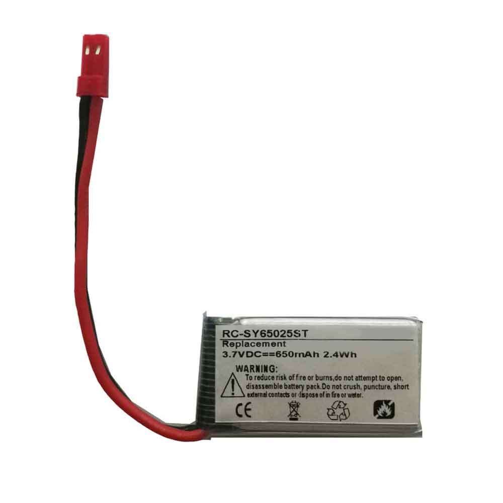 3.7V 650mAh RC-SY65025ST Drone Battery for Sky Viper Drone V2400HD S1700