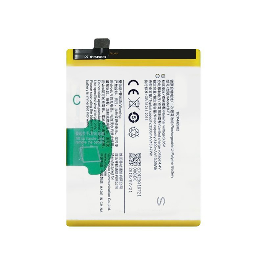 3.85V 4.4V 3900mAh/15.05WH B-F1 Smartphone Battery for Vivo X23