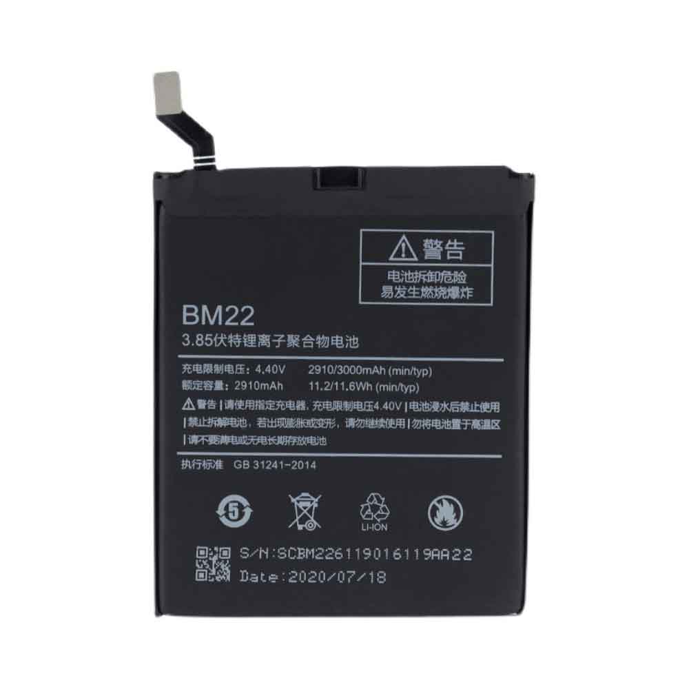 3.85V 4.4V 2910mAh/11.2WH BM22 Smartphone Battery for Xiaomi Mi 5