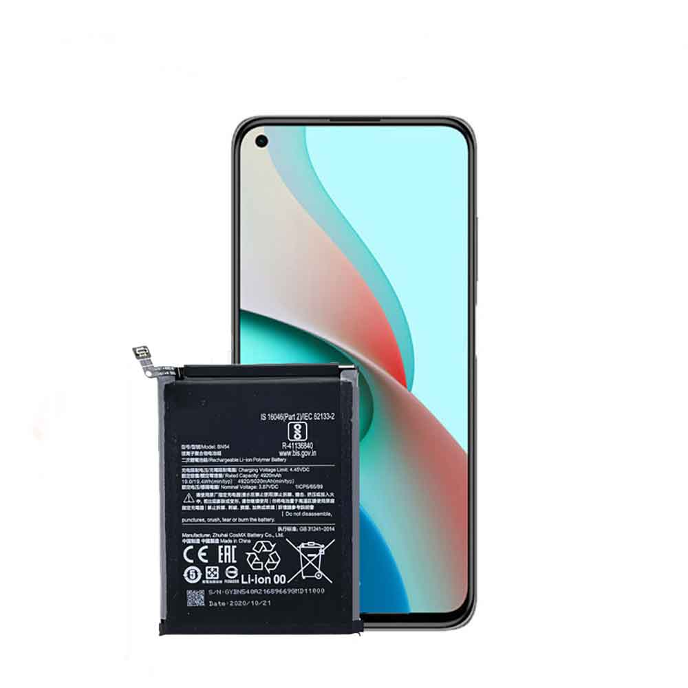Xiaomi Redmi Note 9 5G battery