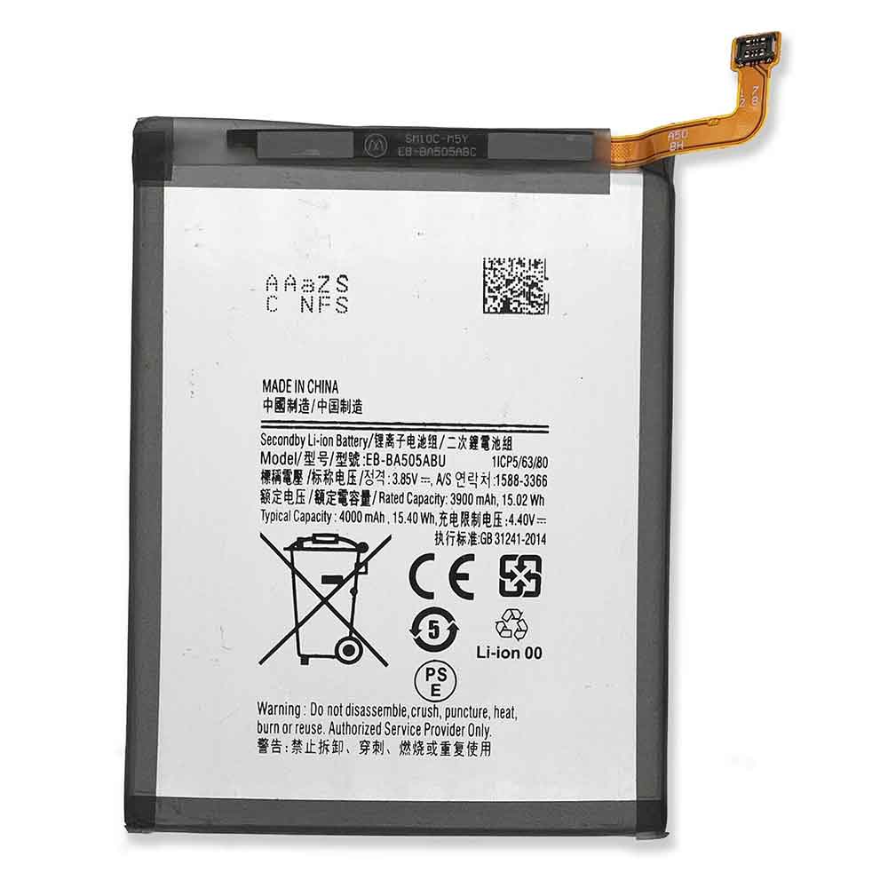 3.85V 4.4V 4000mAh/15.4WH EB-BA505ABN Smartphone Battery for Samsung Galaxy A20 A30 A50