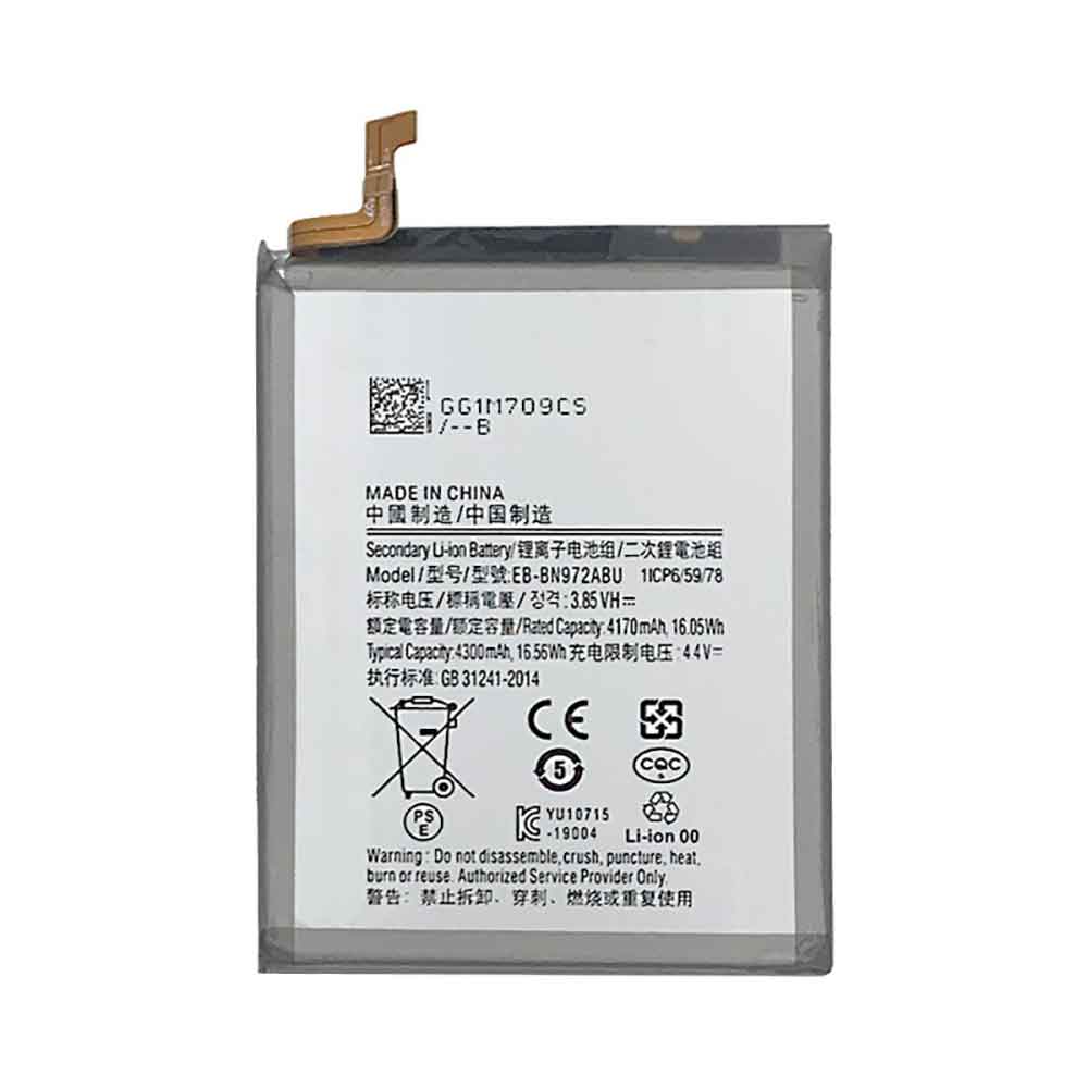 3.85V 4.4V 4300mAh/16.56WH EB-BN972ABU Smartphone Battery for Samsung Galaxy Note10+