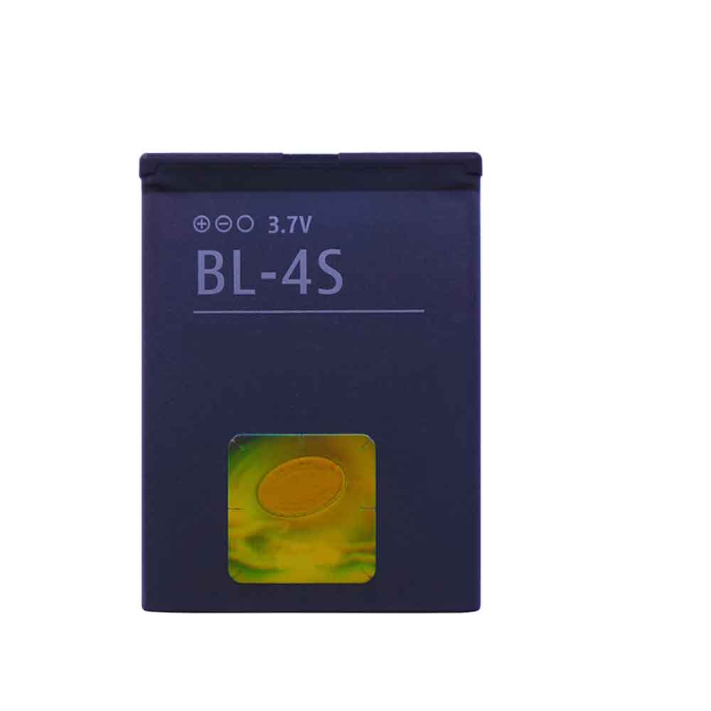 3.7V 860mAh/3.2WH BL-4S Smartphone Battery for Nokia 3711 7610 7020 X3-02