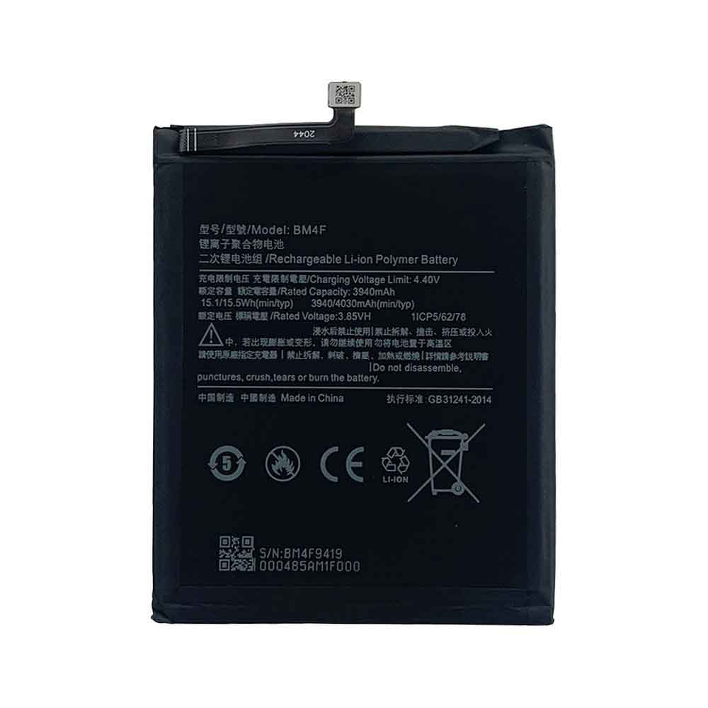 3.85V 4.4V 4030mAh/15.5WH BM4F Smartphone Battery for Xiaomi Mi CC9,A3