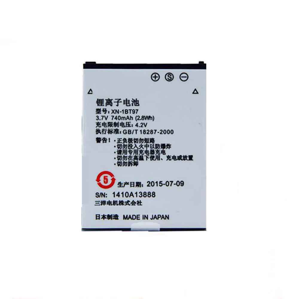 3.7V 4.2V 740mAh/2.8WH XN-1BT97 Smartphone Battery for Sharp SH6220C SH7118C SH9110C/6228C SH801UC