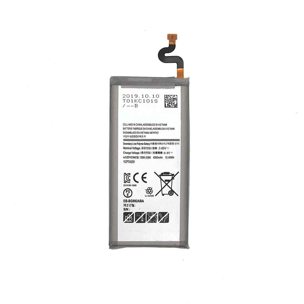3.85V 4.4V 4000mAh/15.40WH EB-BG892ABA Smartphone Battery for Samsung Galaxy S8 Active