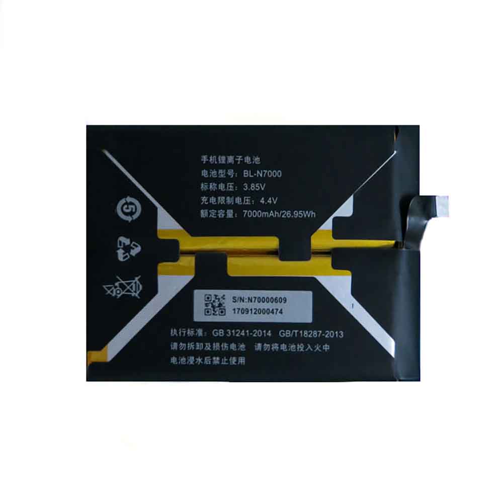 3.85V 4.4V 7000mAh/26.95WH Gionee M2017 Replacement Battery