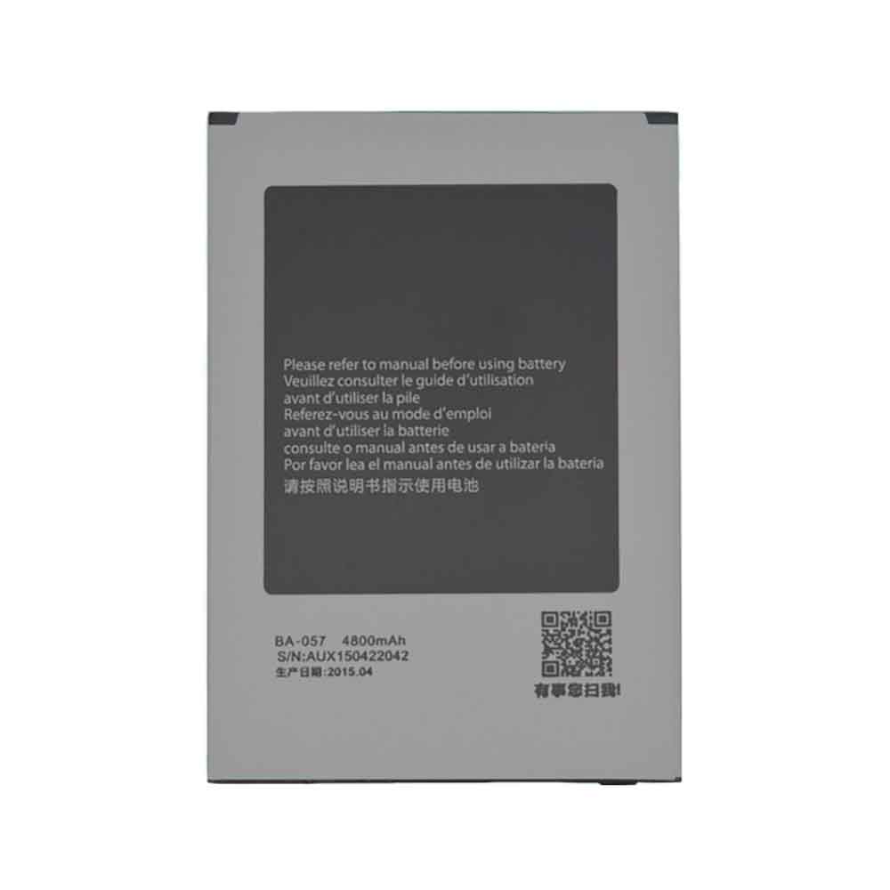 3.8V 4800mAh BA-057 Smartphone Battery for AUX T6100