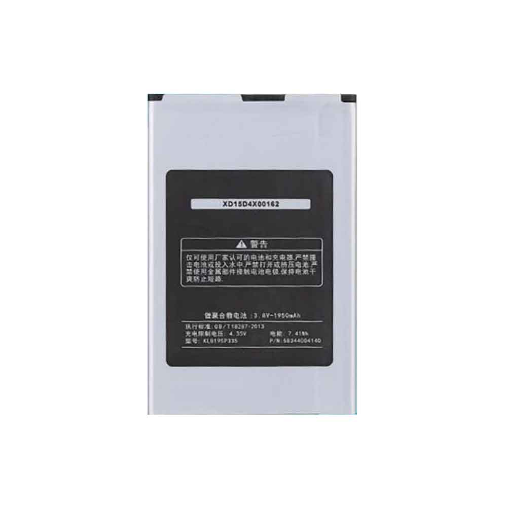 3.8V 1950mAh KLB195P335 Smartphone Battery for Konka D557