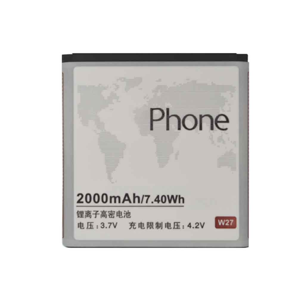 3.7V 2000mAh W27 Smartphone Battery for Changhong A9800 A9800T
